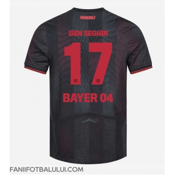 Bayer Leverkusen Eliesse Ben Seghir #17 Tricou Fotbal Replică 2025-26 Barbati Acasa